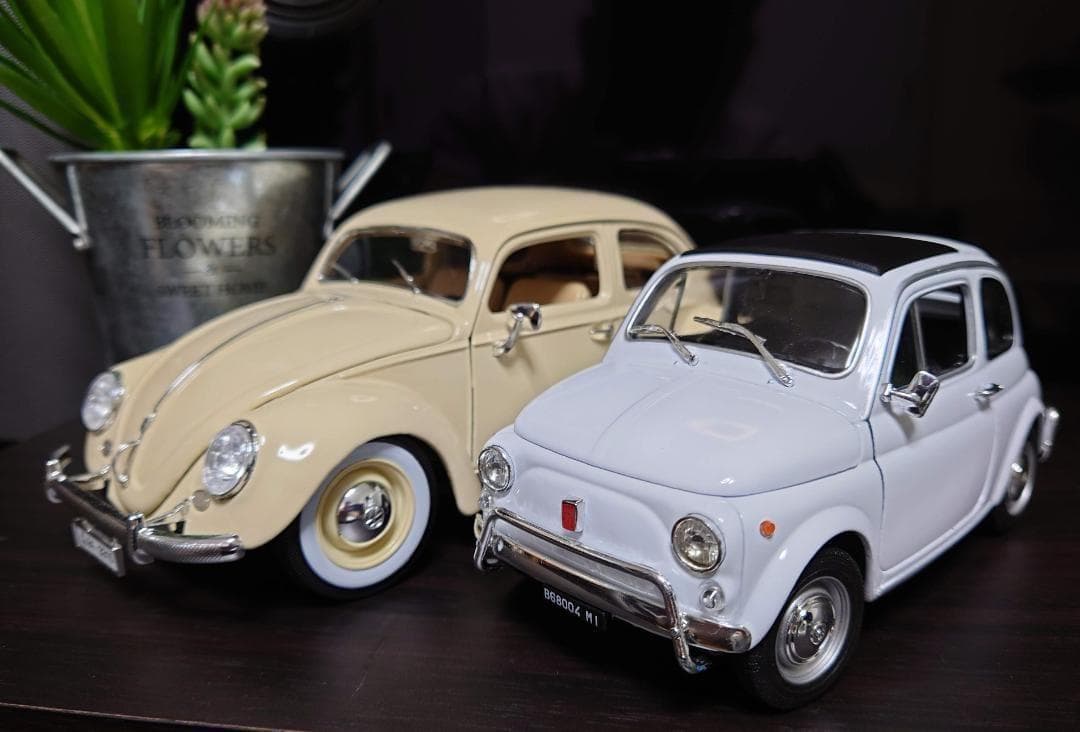1/18フォルクスワーゲンビートル ベージュ VW BEETLE 1955
