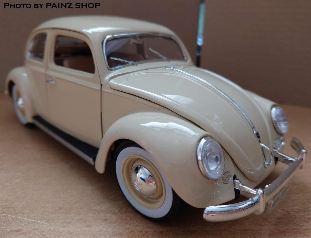 1/18フォルクスワーゲンビートル ベージュ VW BEETLE 1955