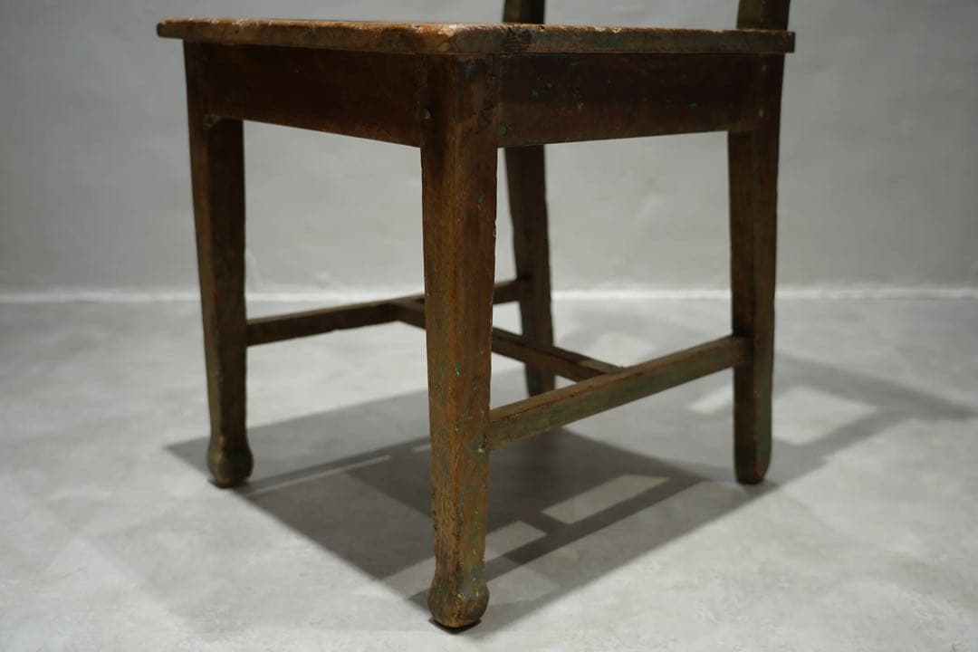 フランスアンティーク　アトリエチェア　古木　椅子