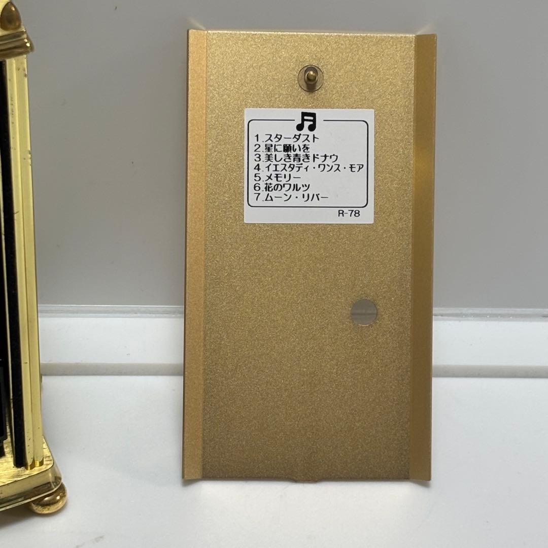 SEIKO EMBLEM HW481G メロディー 置時計 オルゴール