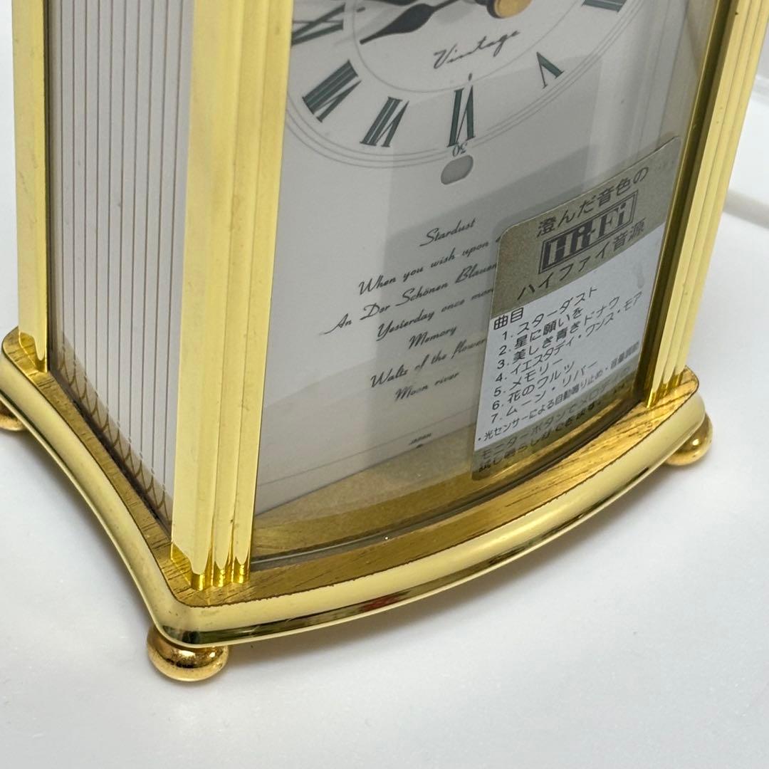 SEIKO EMBLEM HW481G メロディー 置時計 オルゴール