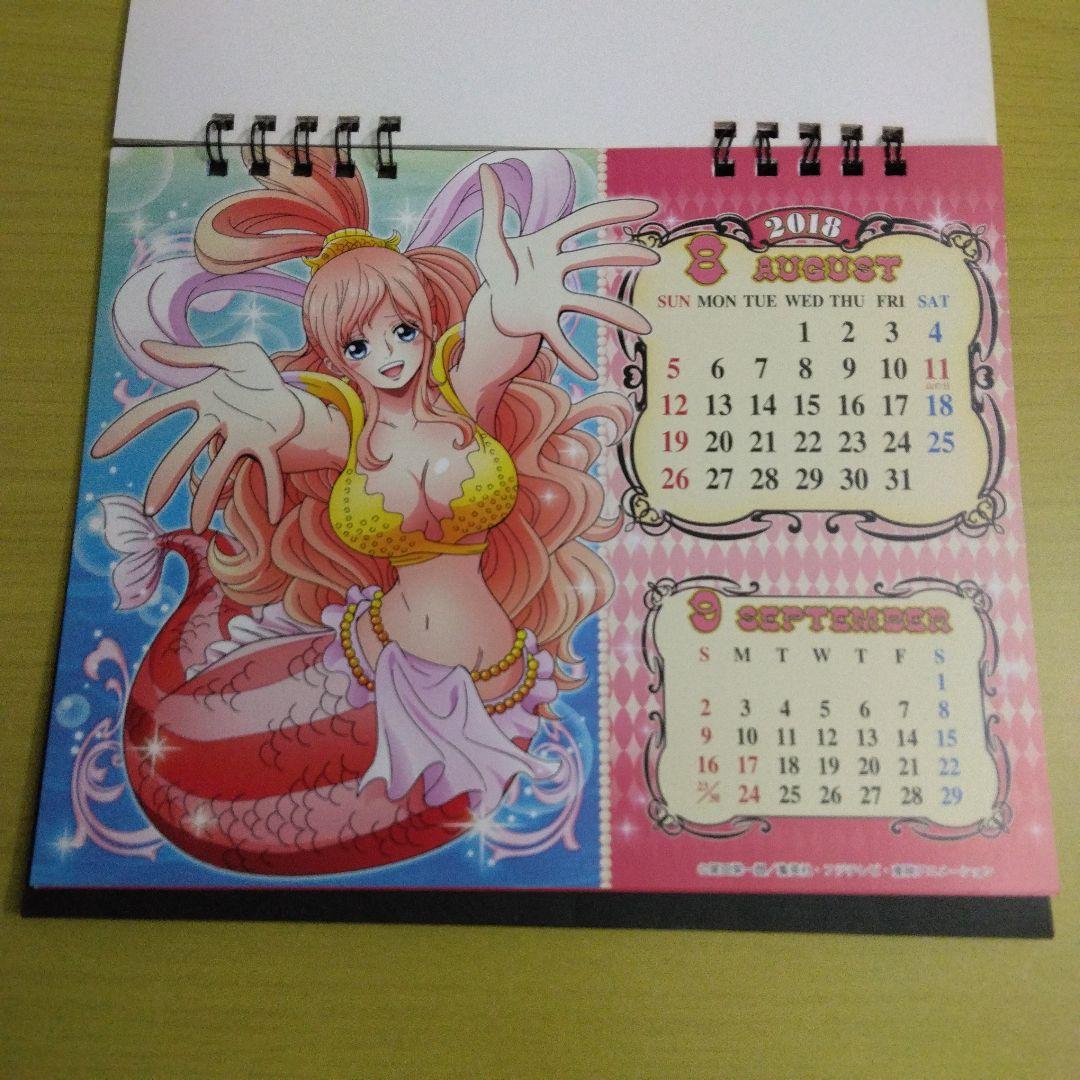 ワンピース　2018年セクシーカレンダー　女の子　ナミ、ロビン他　カレンダー