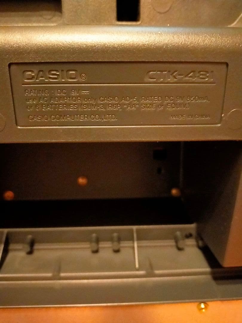 カシオ CASIO 電子ピアノ CTK-481　61鍵盤