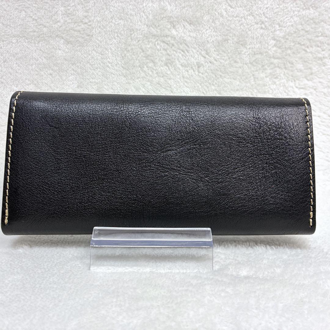 ⭐️未使用級⭐️ ポルコロッソPORCO ROSSO 長財布 ブラック　レザー