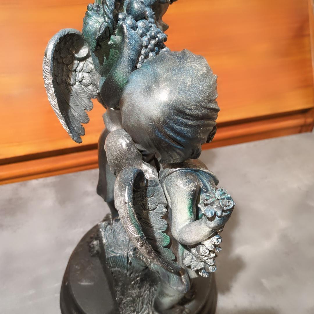 【極美品】 天使 置物 ガーデンオーナメント オブジェ 庭 エンジェル