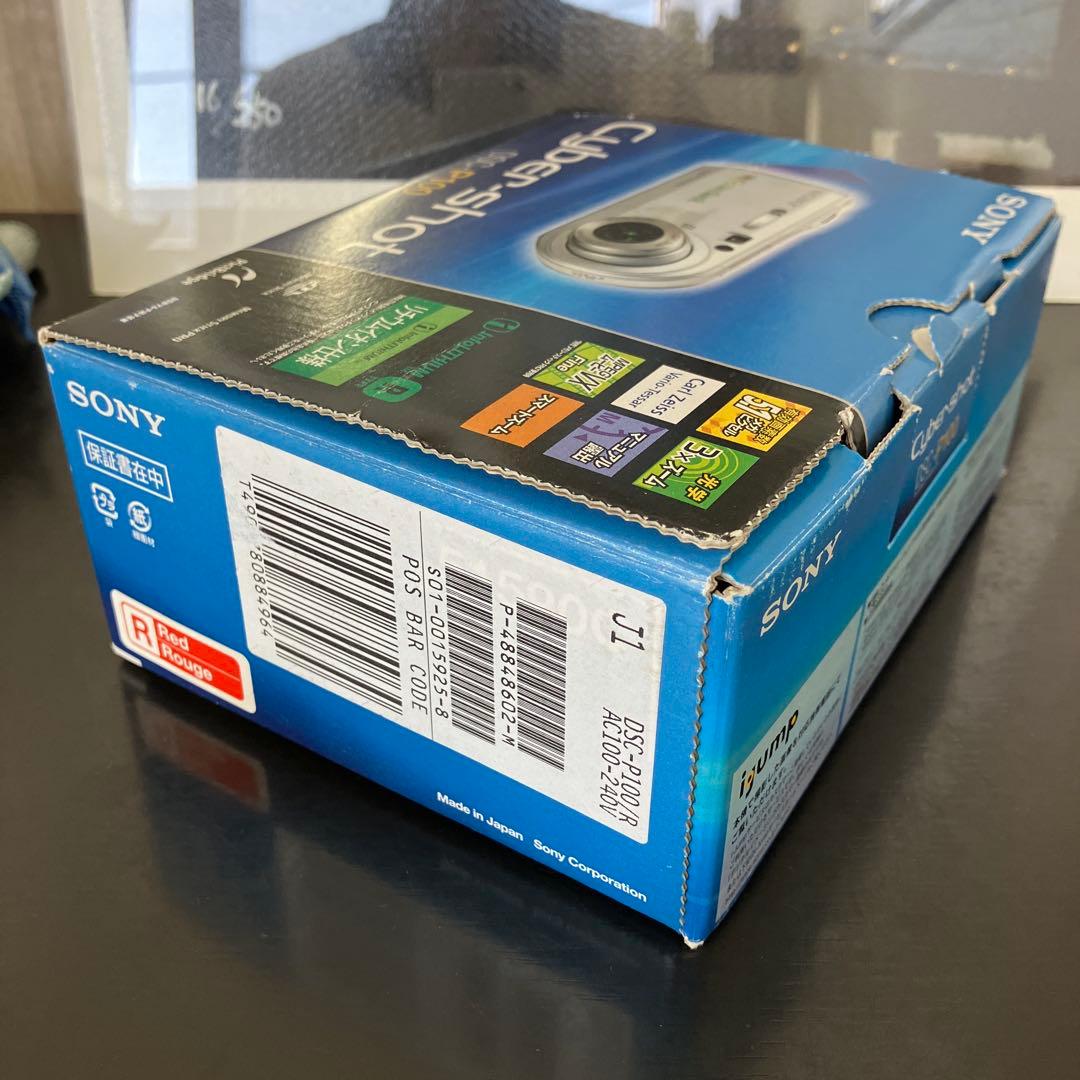 SONY Cyber-shot DSC-P100 レッド　箱付　コンデジ