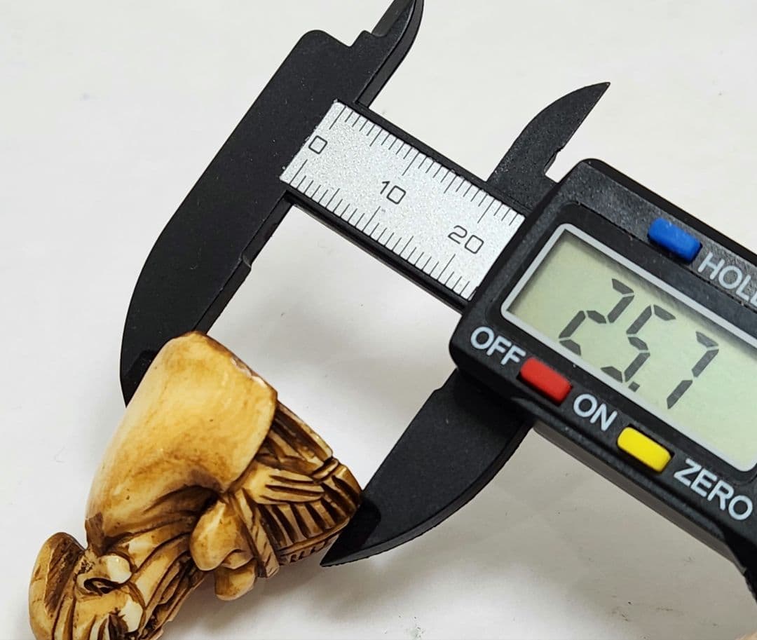 No.4 天然素材 時代物 根付け 提物 総重量17.1g