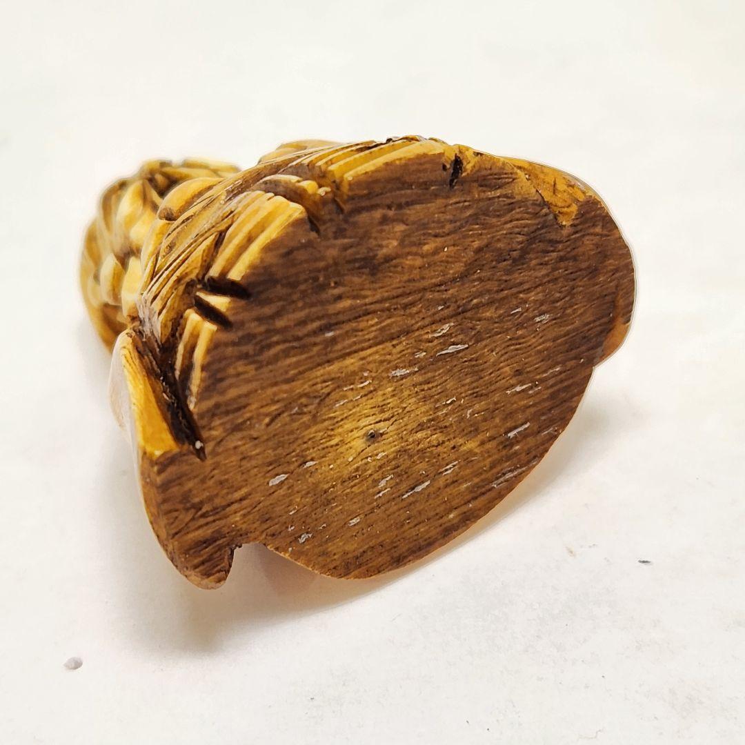 No.4 天然素材 時代物 根付け 提物 総重量17.1g