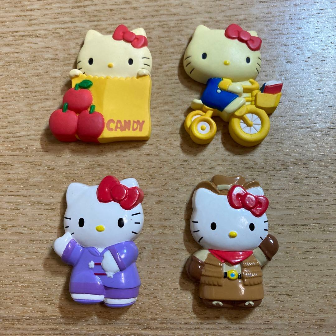 【激レア】ハローキティ マグネット 平成レトロ まとめ売り 4個