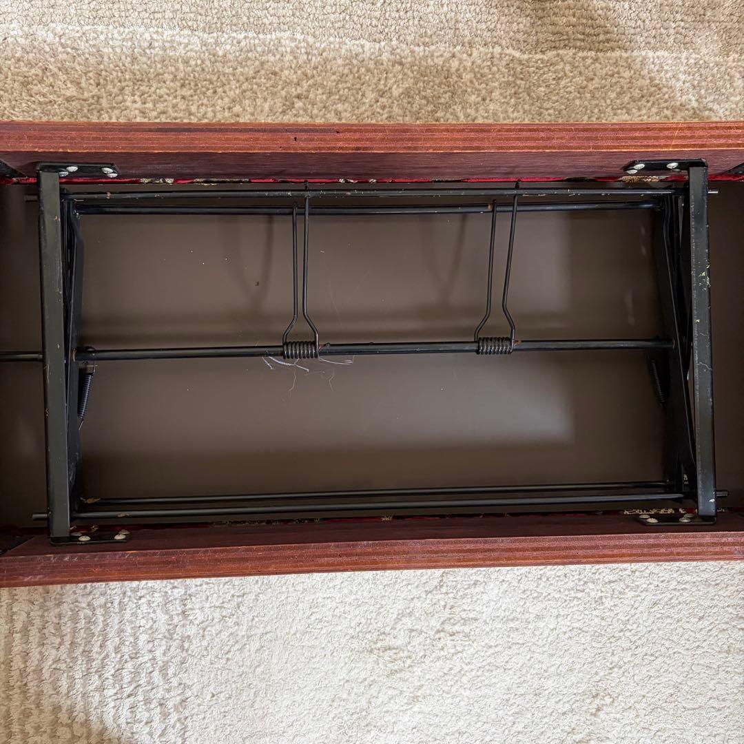 アンティーク／猫脚スツール／ベルベット／ピアノ椅子／昇降式／ベロア／西洋／ベンチ