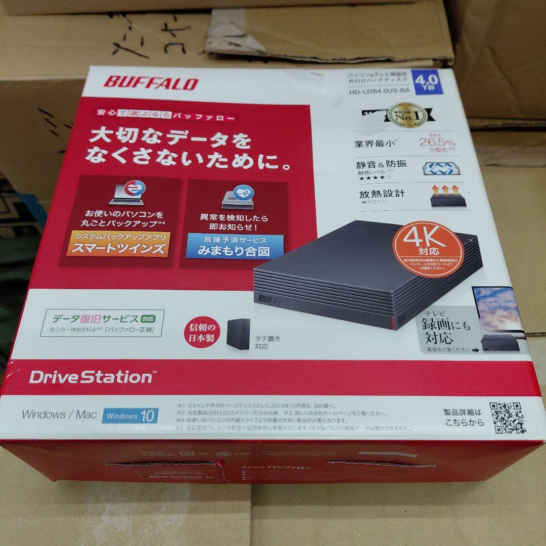 BUFFALO HD-LD4.0U3-B 4TB 外付けハードディスク