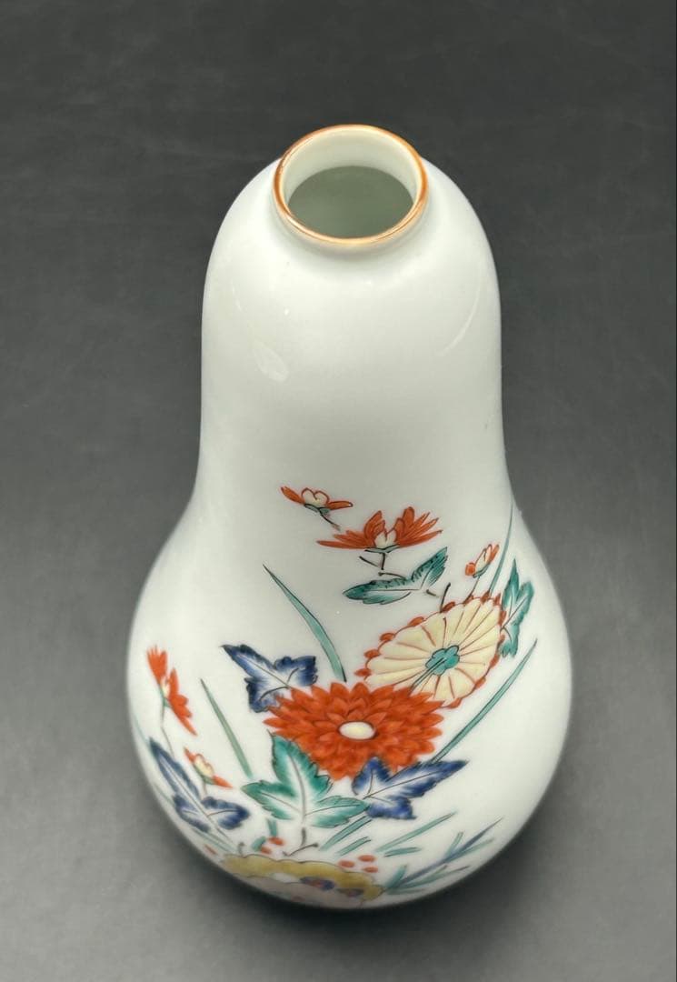 陶器　十三代酒井田柿右衛門　中皿　花瓶　柿右衛門　茶道具