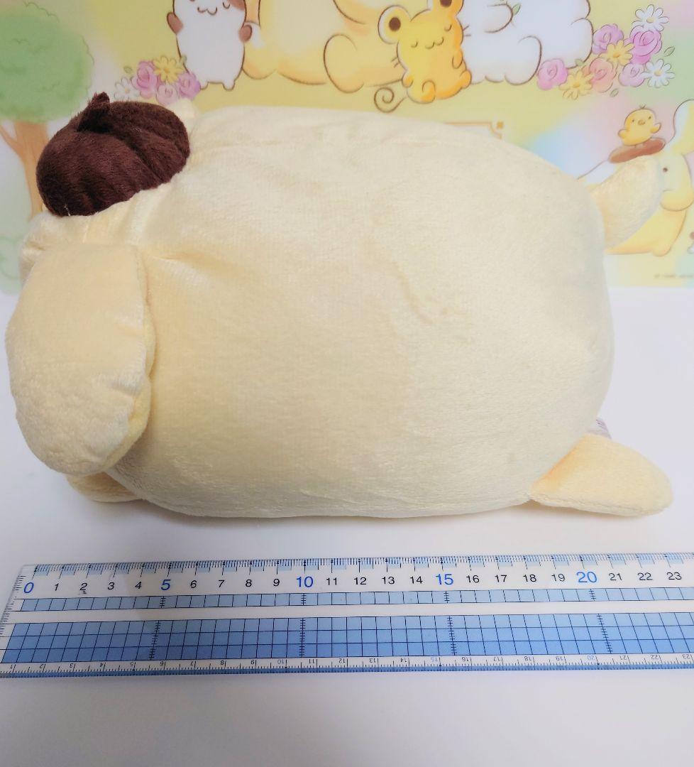ポムポムプリン　クッション入りトランク　ぬいぐるみ