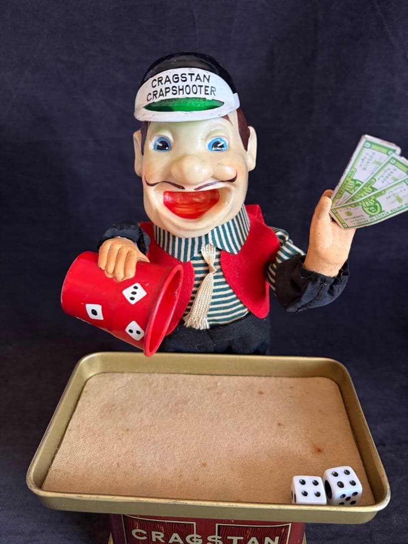⭐️動作品！ 昭和レトロ！ヨネザワ製 CRAPSHOOTER 箱付です。