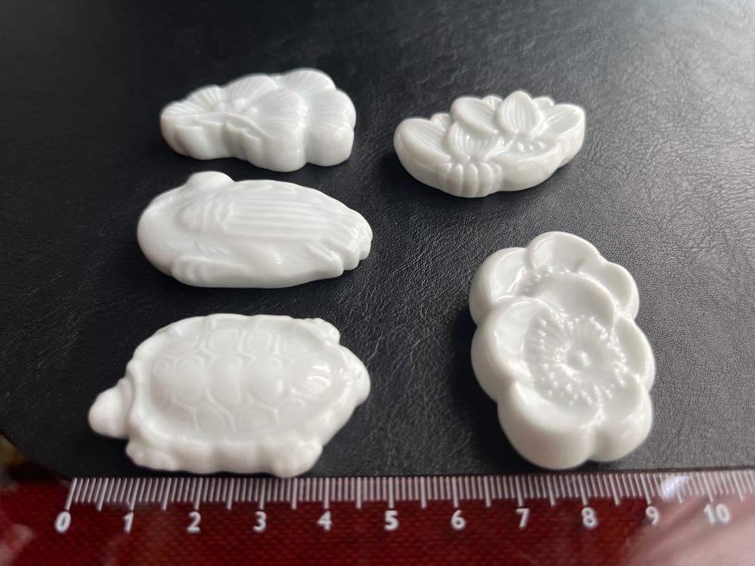 井上萬二 箸置き 松竹梅鶴亀　人間国宝