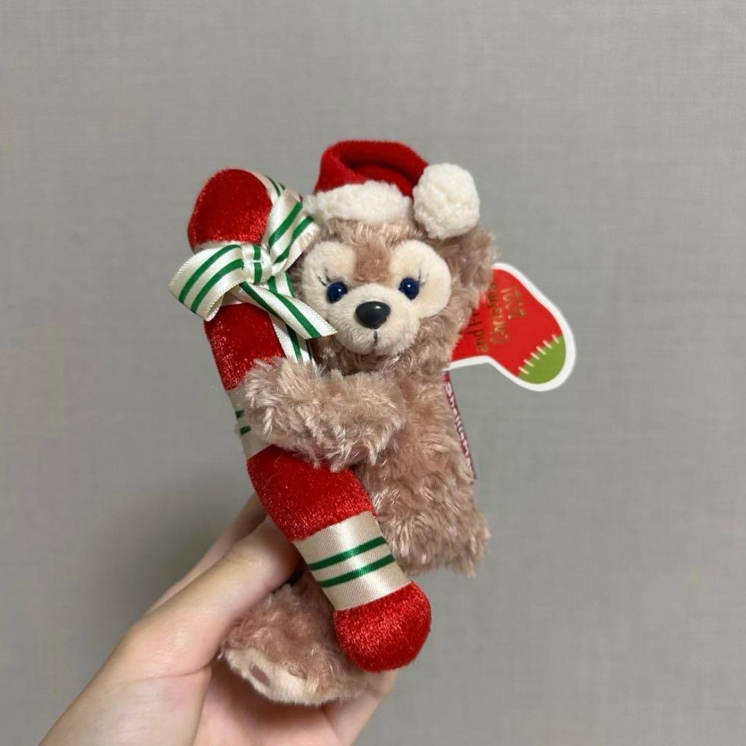 ダッフィー　クリスマス　2021 ぬいぐるみバッジ Disney Duffy