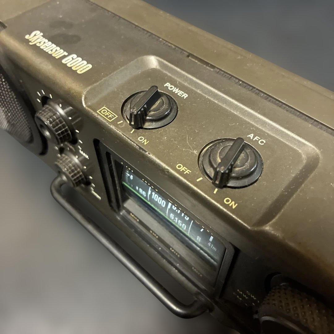 SONY スカイセンサー ICF-6000 レトロラジオ　ジャンク