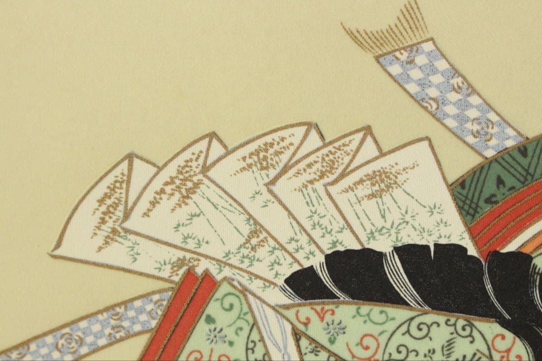 No5841 掛軸　印刷工芸　「佐竹本三十六歌仙　小大君」　共箱/畳箱　送料無料