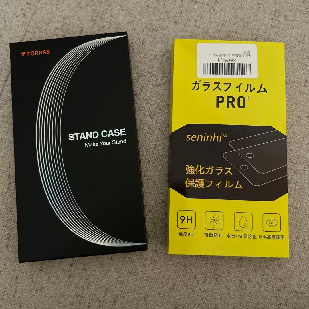 TORRAS スタンドケース & seninhi ガラスフィルム