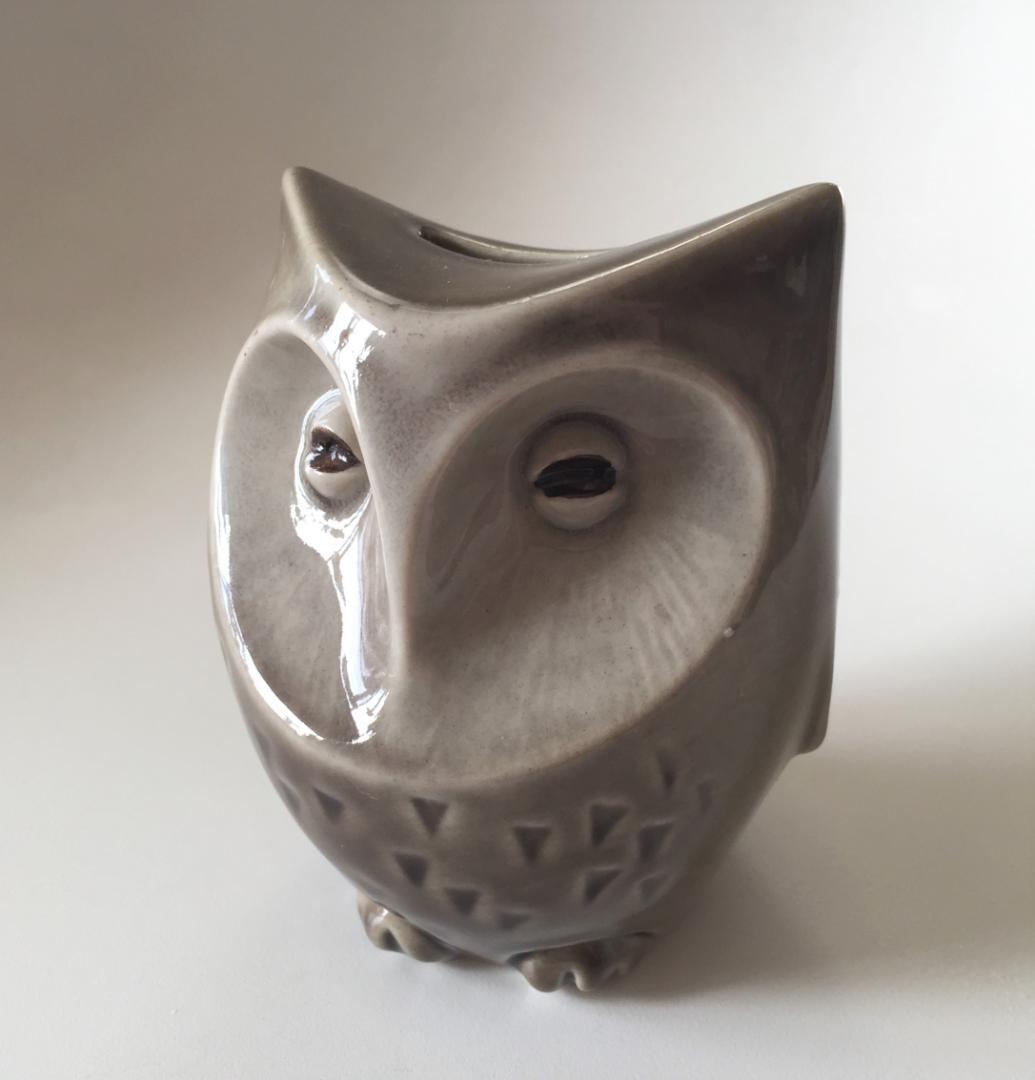 Ditmar Urbach Owl Bank フクロウ 貯金箱 陶器製 ふくろう