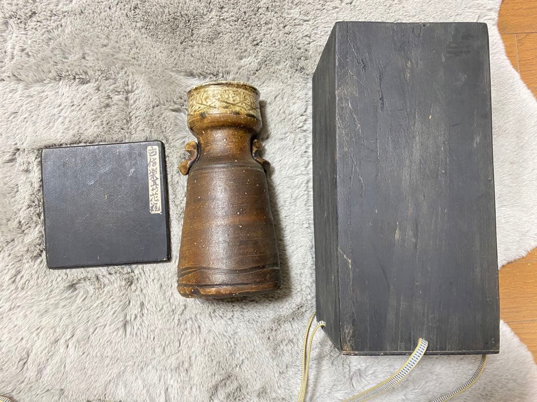 古信楽焼 花瓶 骨董 骨董品 磁器 陶器 華道 華道具