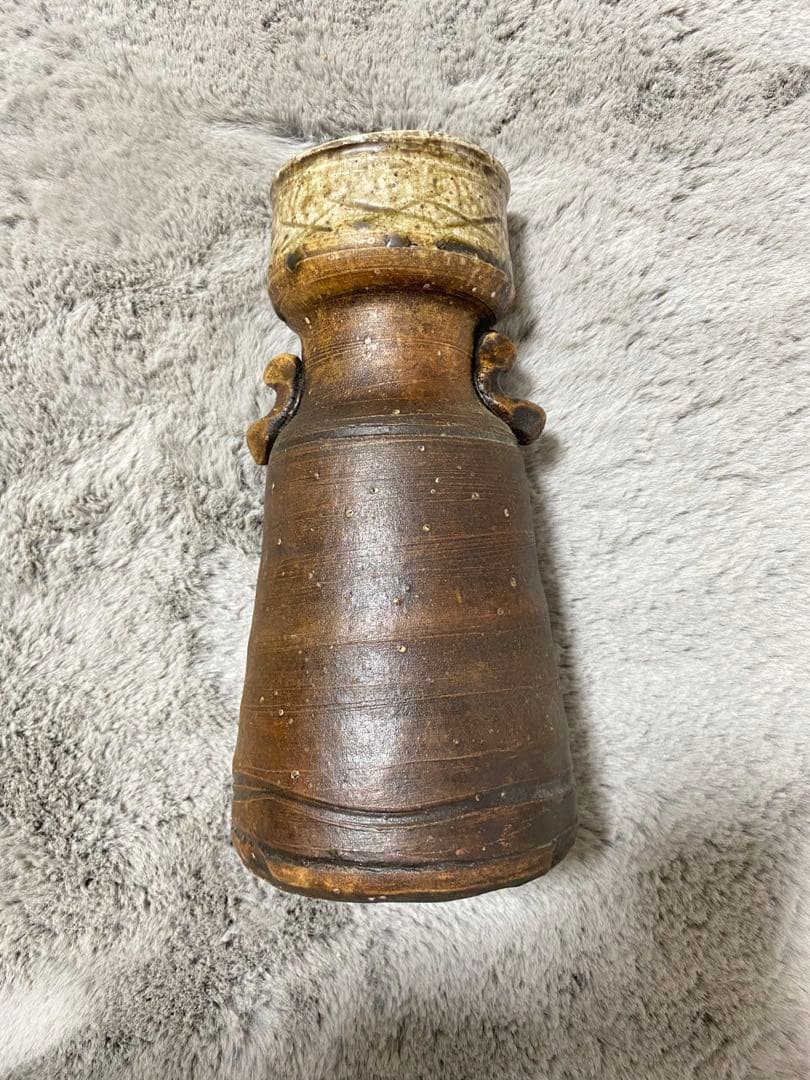 古信楽焼 花瓶 骨董 骨董品 磁器 陶器 華道 華道具