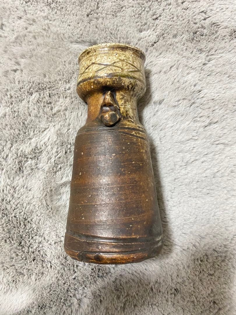 古信楽焼 花瓶 骨董 骨董品 磁器 陶器 華道 華道具