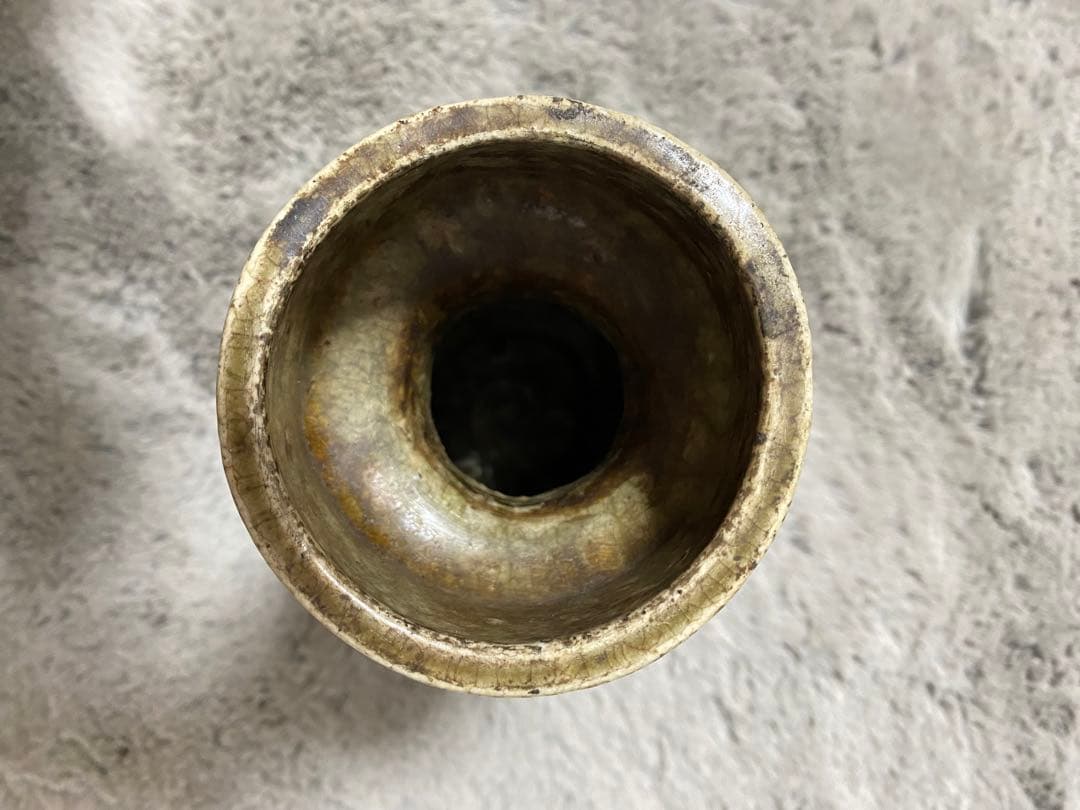 古信楽焼 花瓶 骨董 骨董品 磁器 陶器 華道 華道具