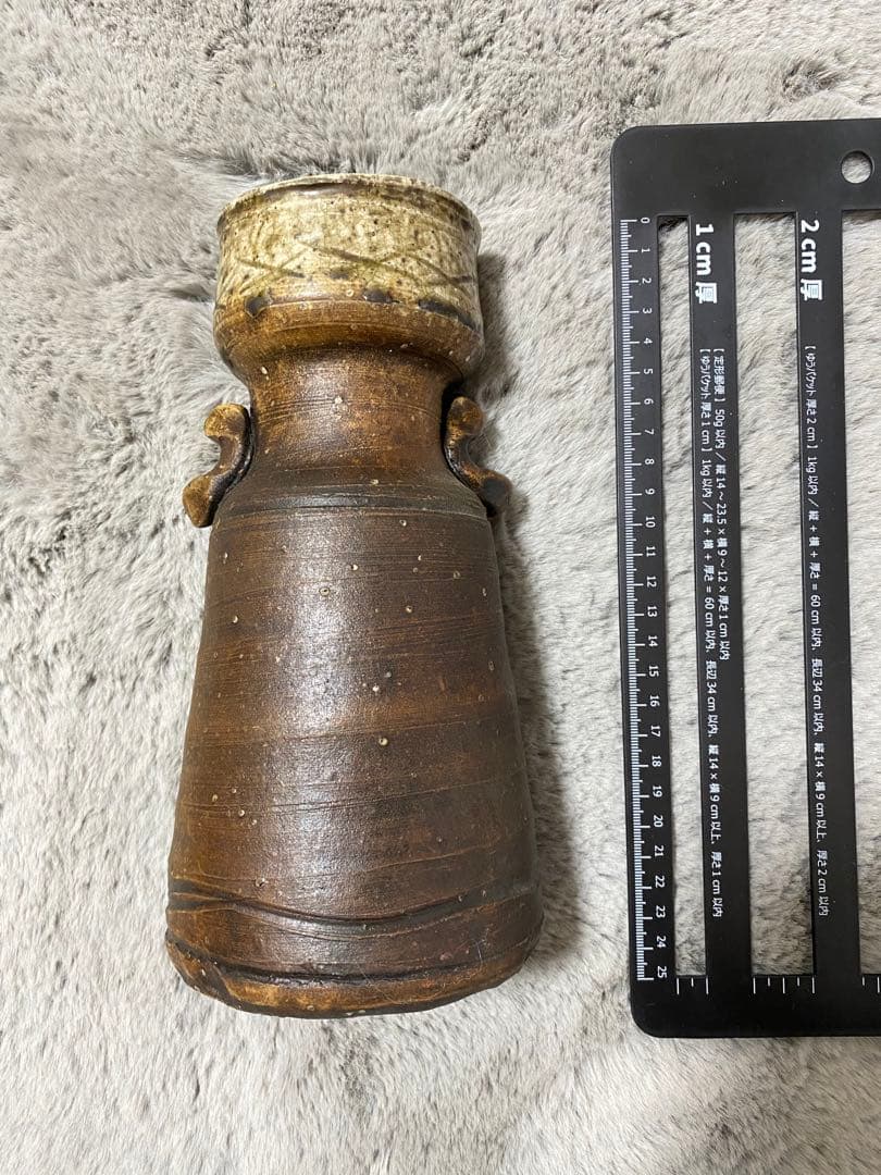 古信楽焼 花瓶 骨董 骨董品 磁器 陶器 華道 華道具