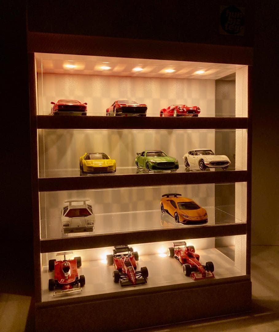 1/64展示20台可・WH＆CG・4層式ディスプレーBOX / ネオジオラマ