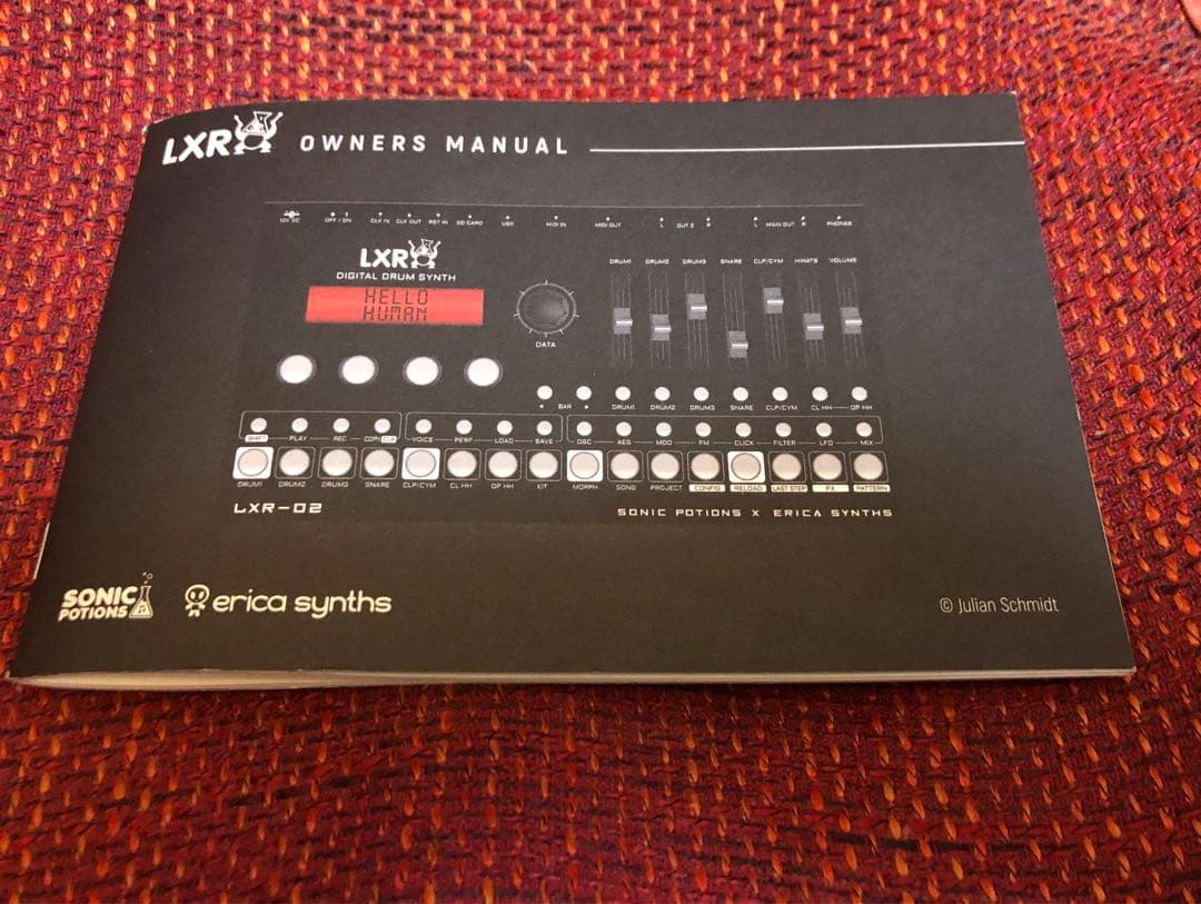 鍵盤楽器 Erica Synths LXR-02 Drum Synthesizer