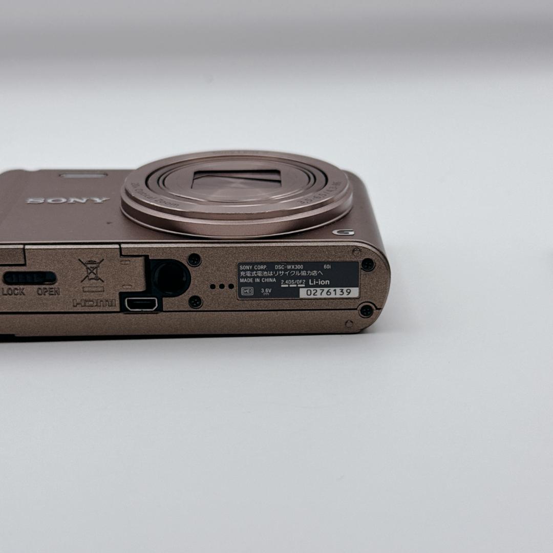 【美品】SONY Cyber-shot DSC-WX300 ブラウン コンパクト