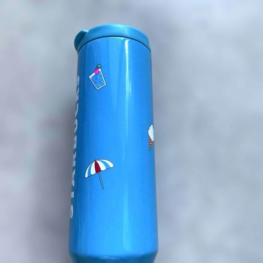 STARBUCKS ステンレスタンブラーネオンブルー473ml