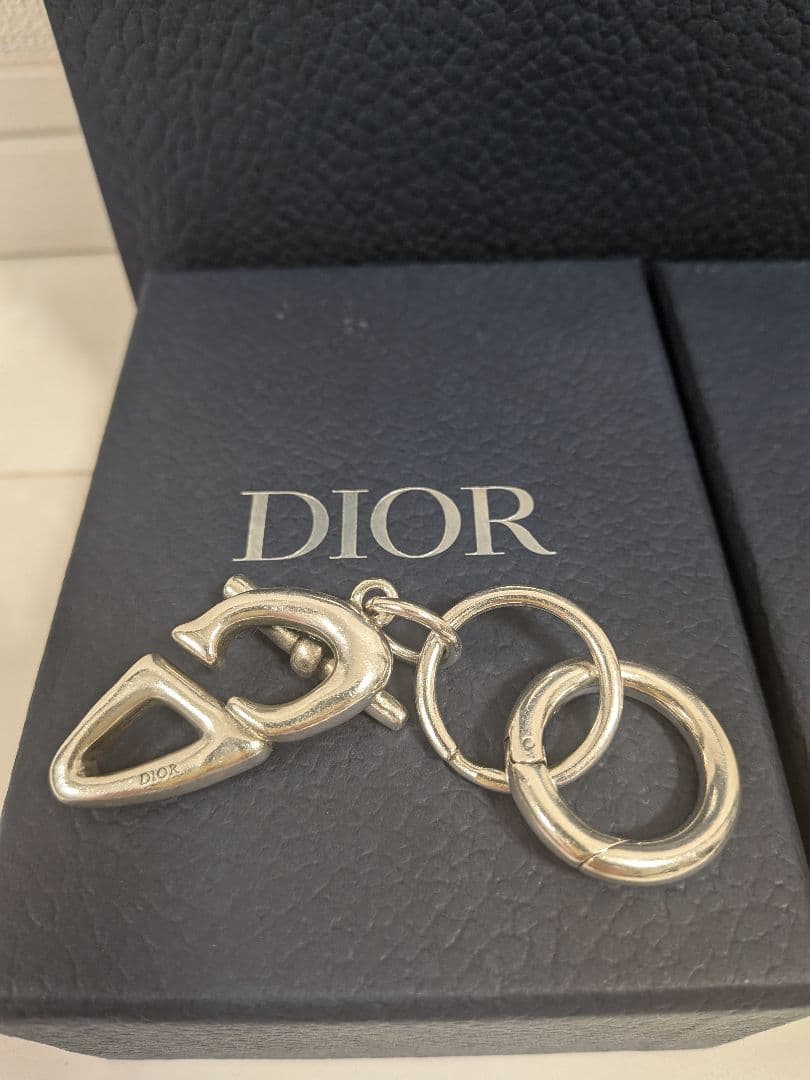 【希少/人気】【Dior】 シルバーキーリング　ディオール