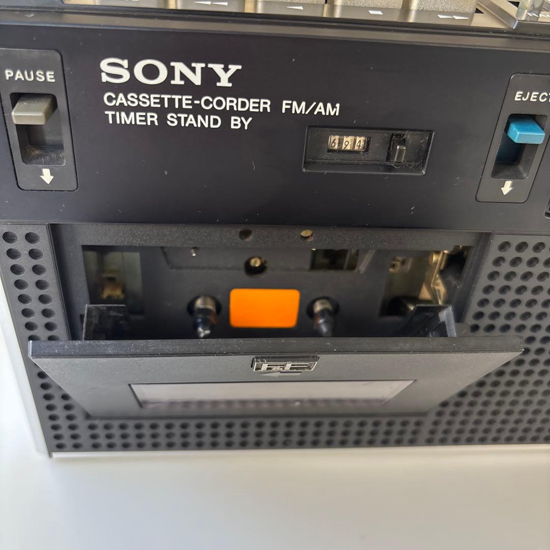 SONY ラジカセ　CF–1900 良品　AMFM カセット再生出来ました。