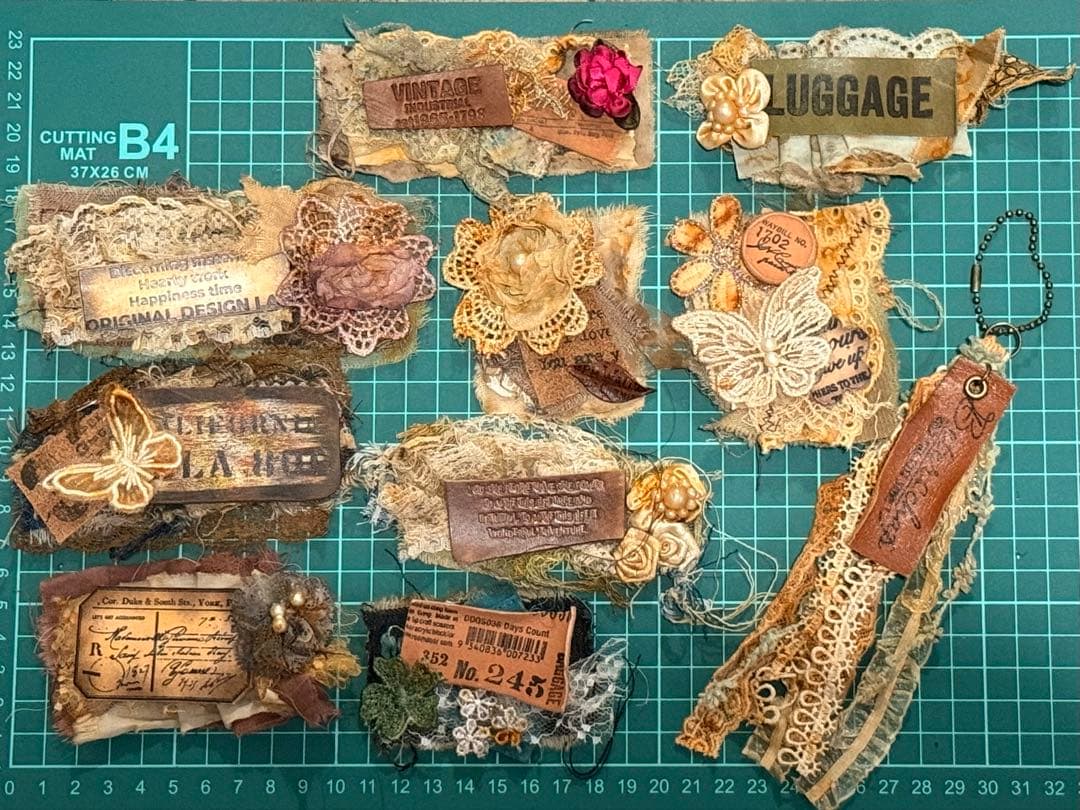 あいさま‪ෆ‪①ラッピング・コラージュ素材/ヴィンテージ風/雑記帳/紙もの