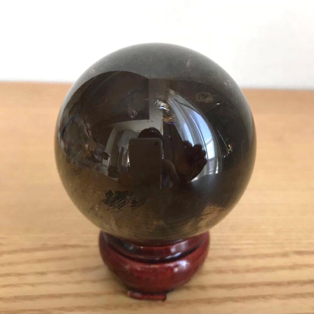 シトリン丸玉　虹入り