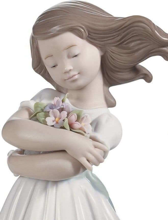 Lladro　リヤドロ さわやかな風 新品箱付　保証書　アフターケア付