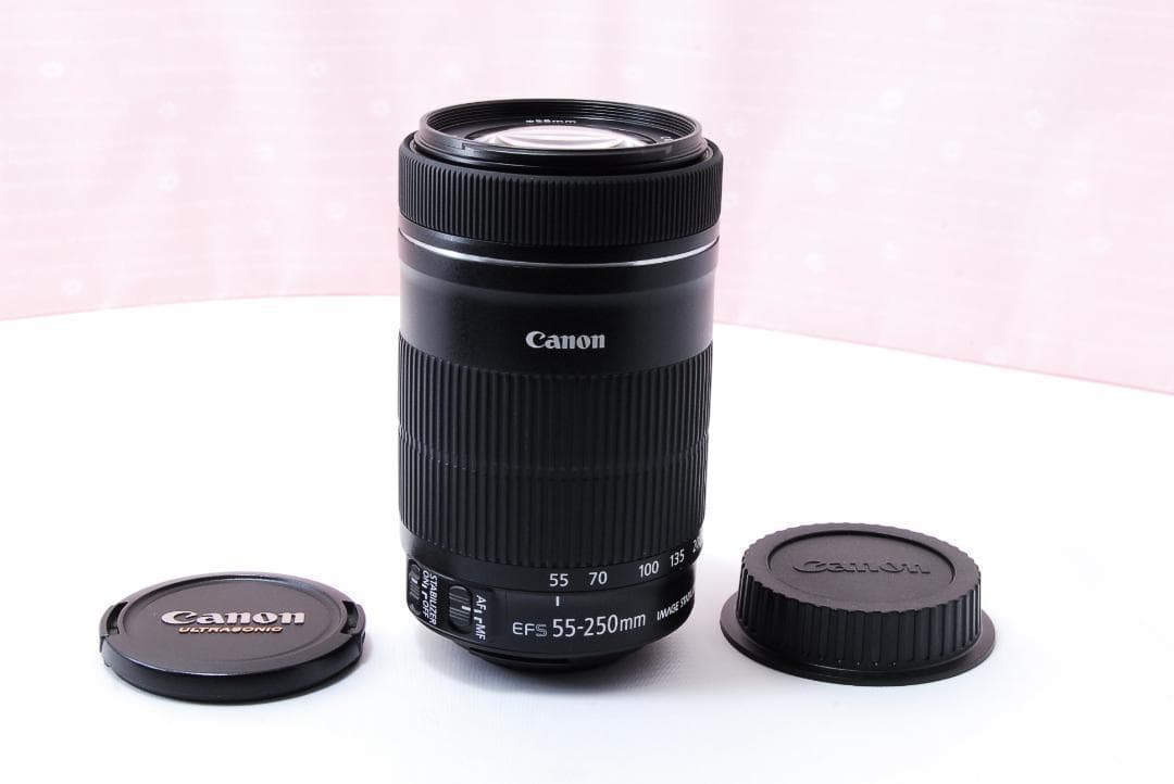 〓手ブレ補正付〓キヤノン EF-S 55-250mm F4-5.6 IS STM