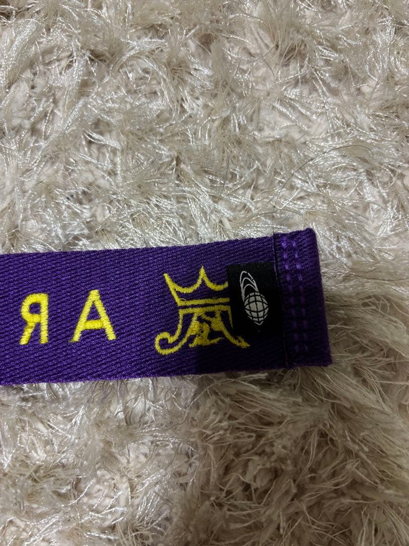 ARASHI 紫色バンド スナップボタン付き