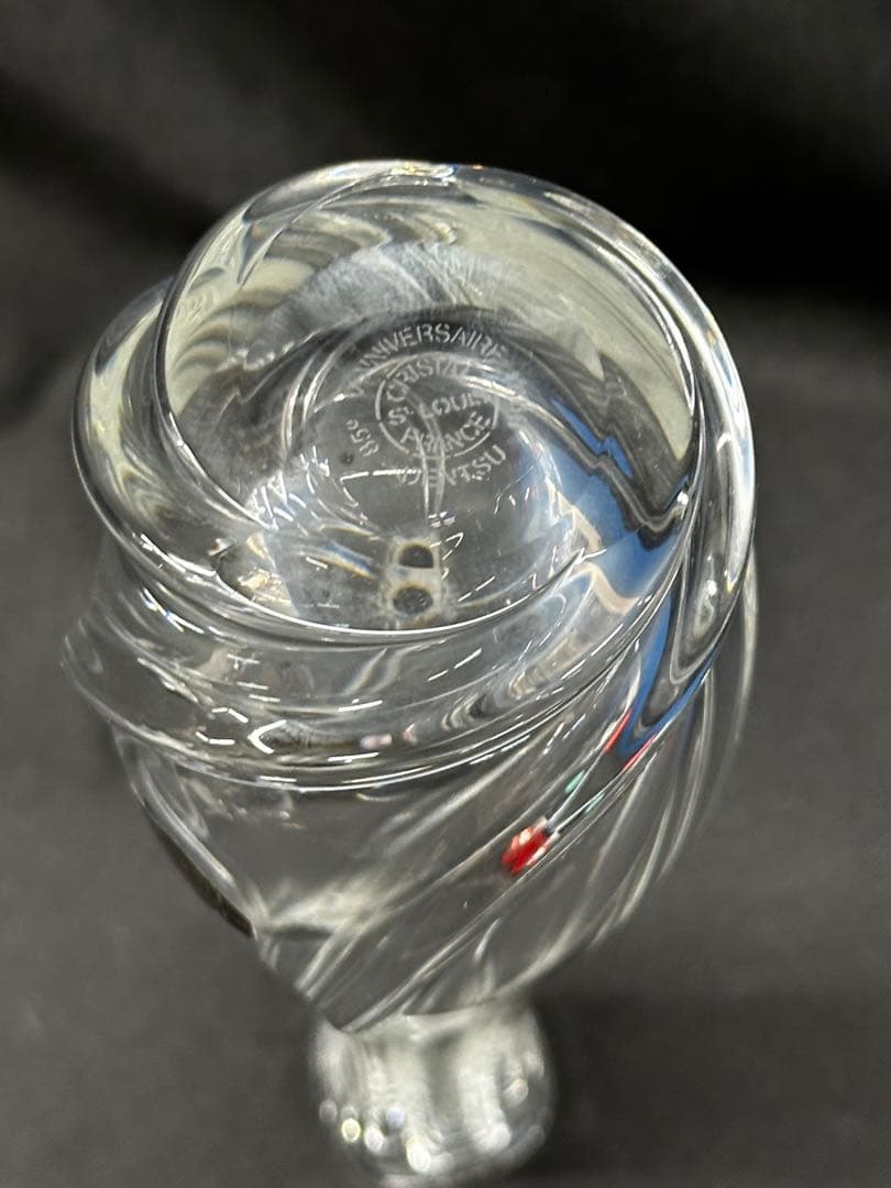 【美品】SAINT LOUIS サンルイ　花瓶　フローラ　vase France