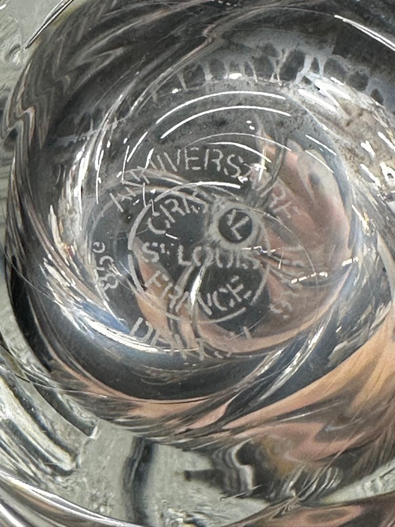 【美品】SAINT LOUIS サンルイ　花瓶　フローラ　vase France