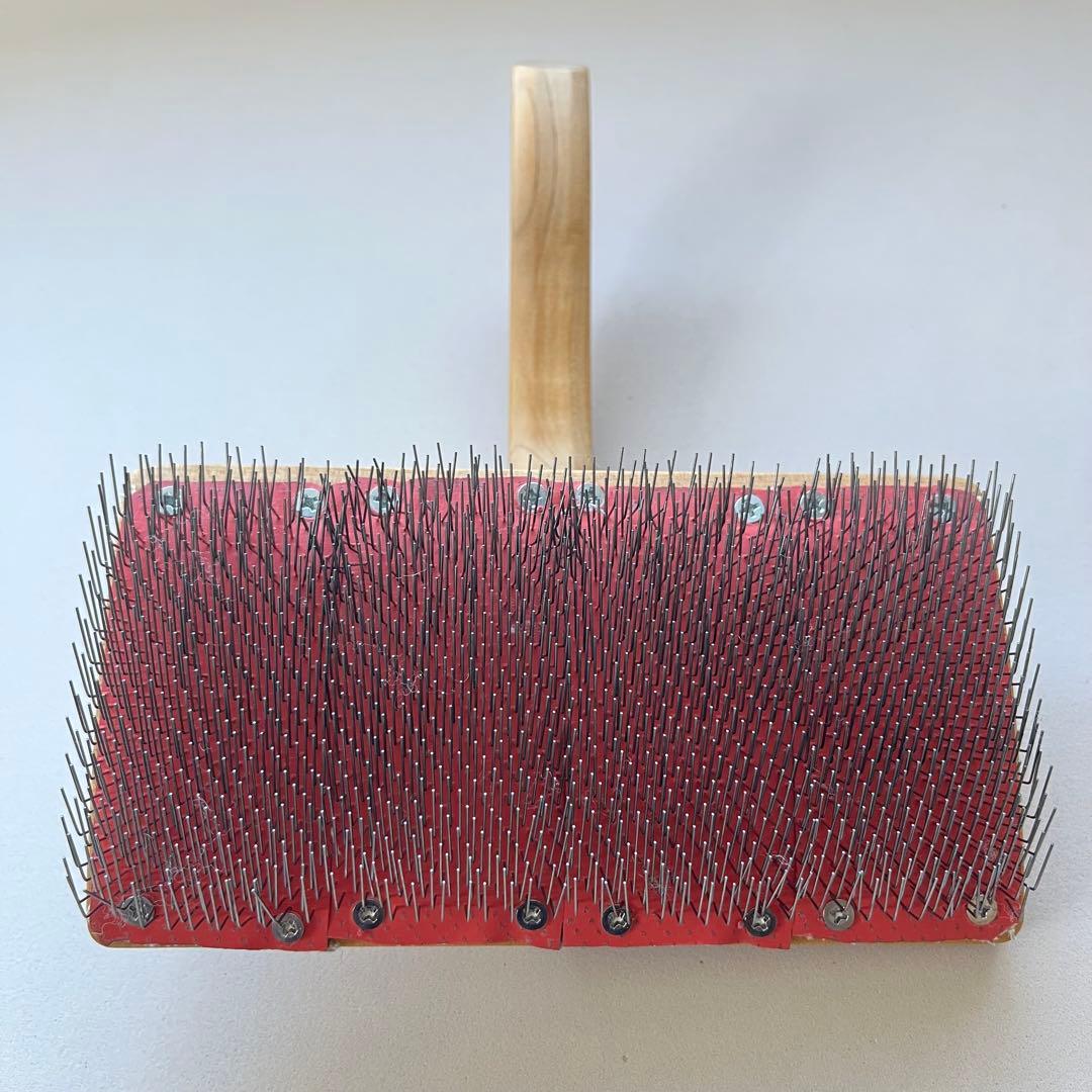 【送料込み】東京手織機　ハンドカード器　ハンドカーダー　クリーニングブラシ