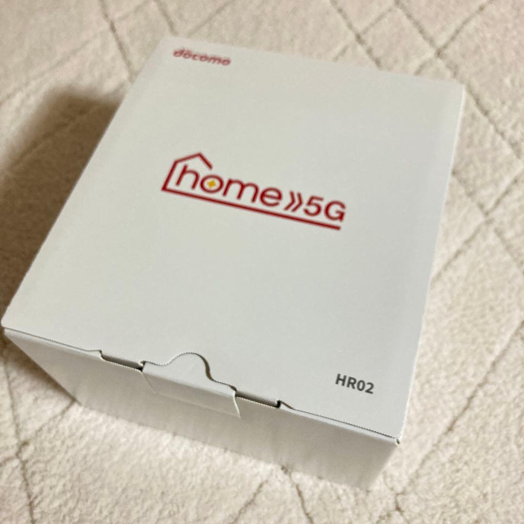 【美品】docomo 5G HR02 5Gホームルーター 約3ヶ月使用