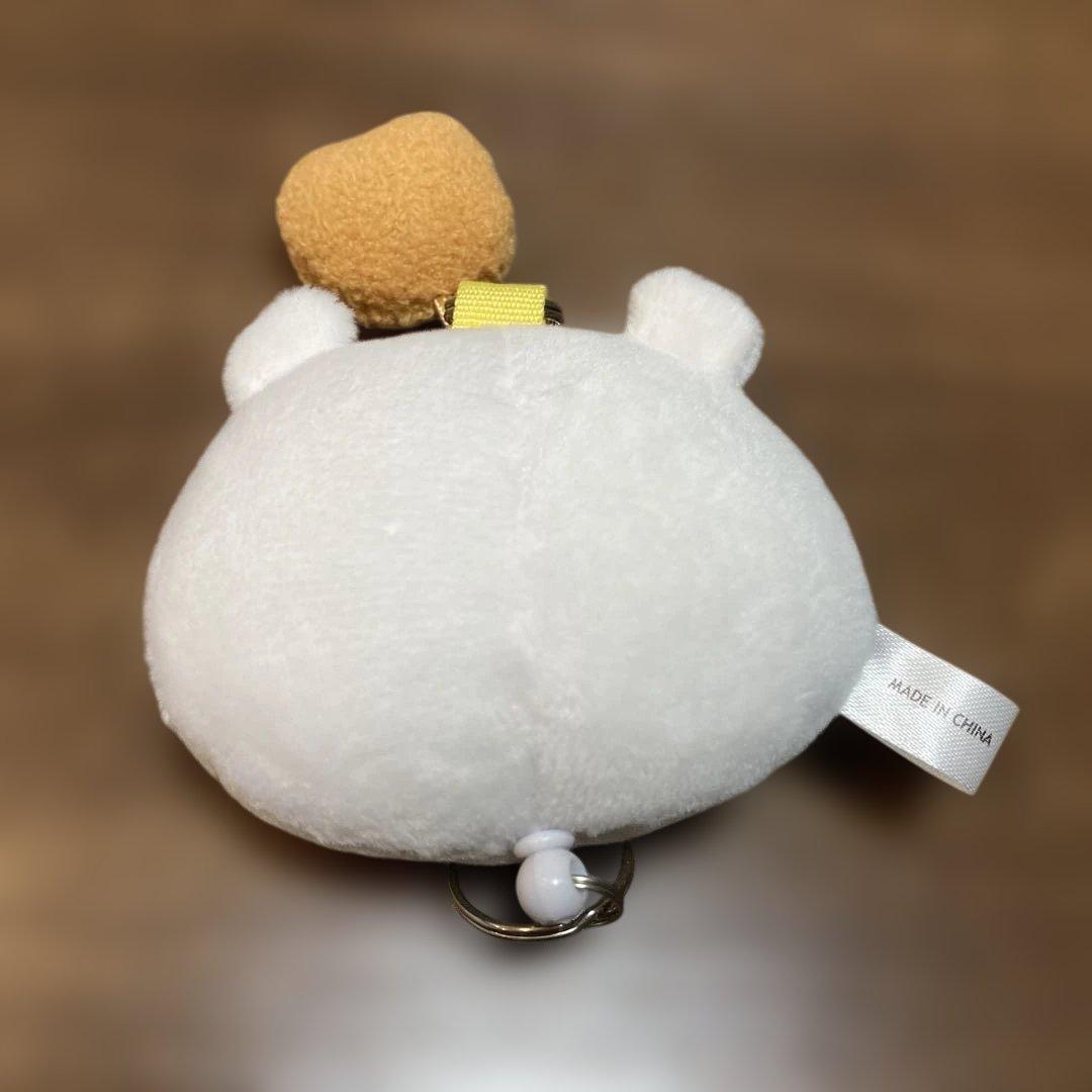 自分ツッコミくま　伸びるキーリング