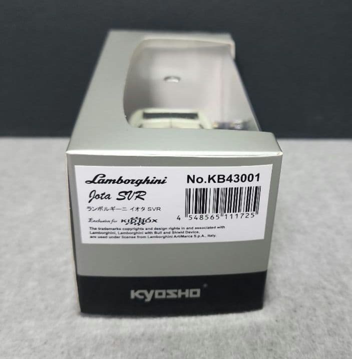 京商 1/43スケール ランボルギーニイオタSVR （ホワイトメタル）