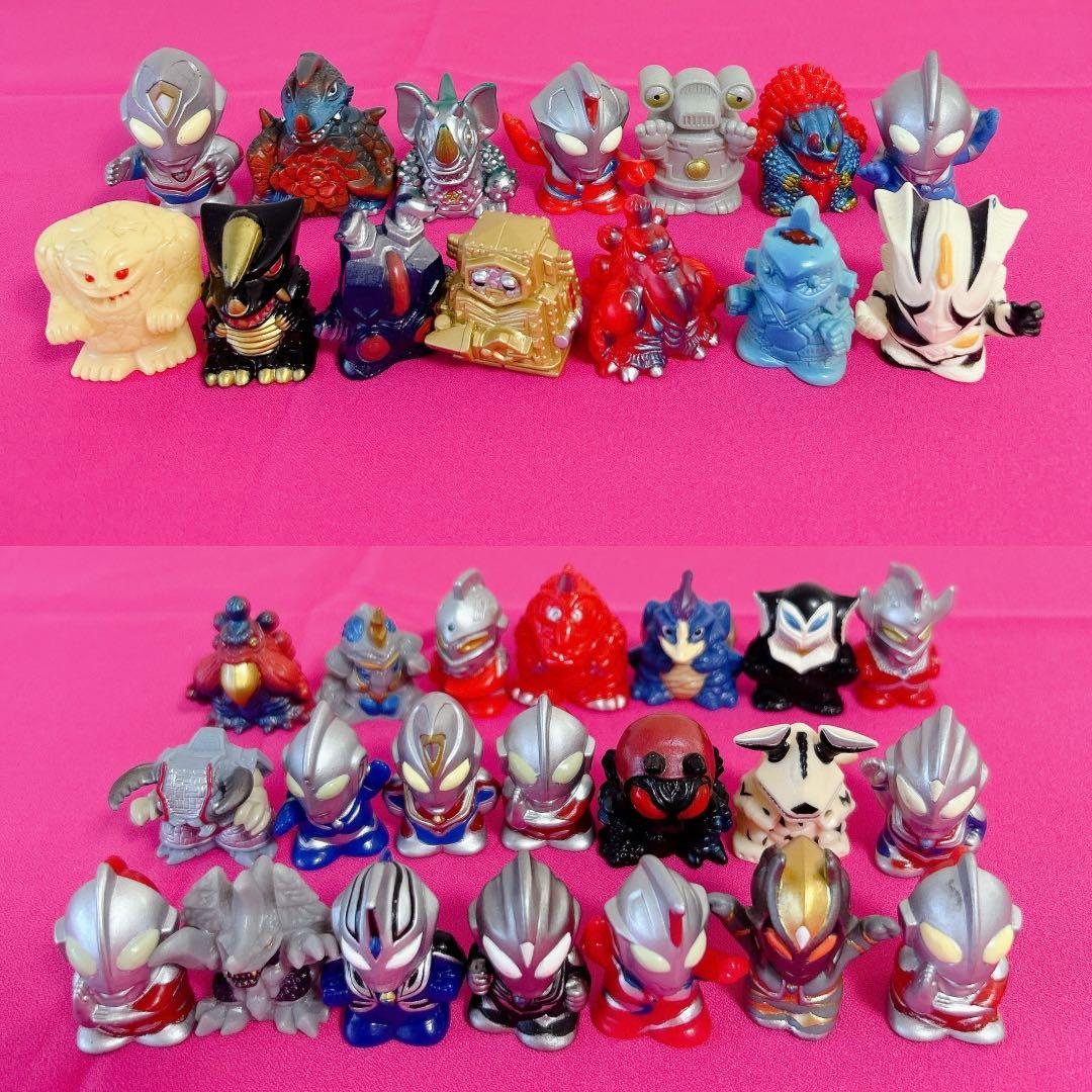 ウルトラマンソフビ　怪獣　指人形　他　107個　まとめ売り