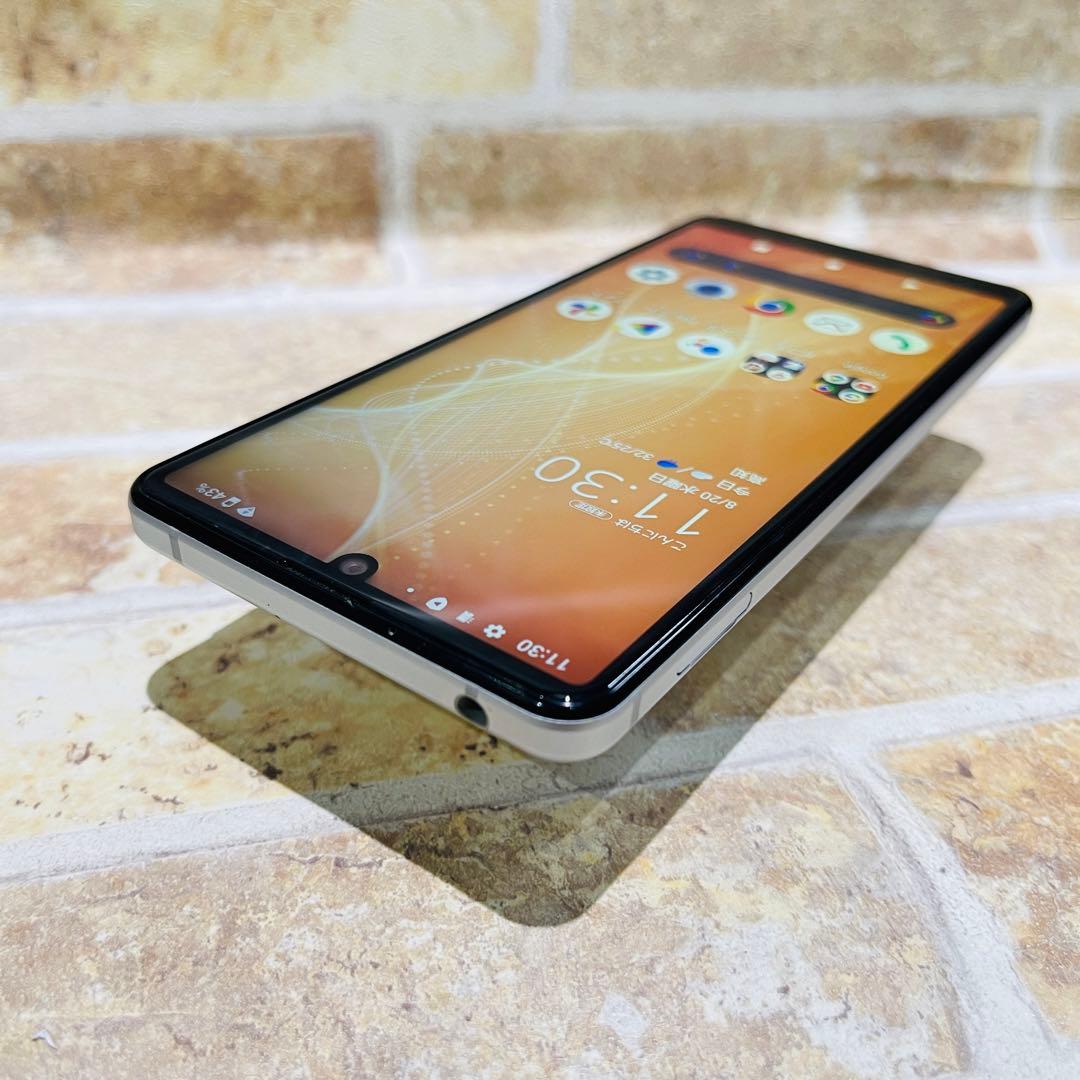 SIMフリー AQUOS sense4 64GB シルバー G-314 電池良好