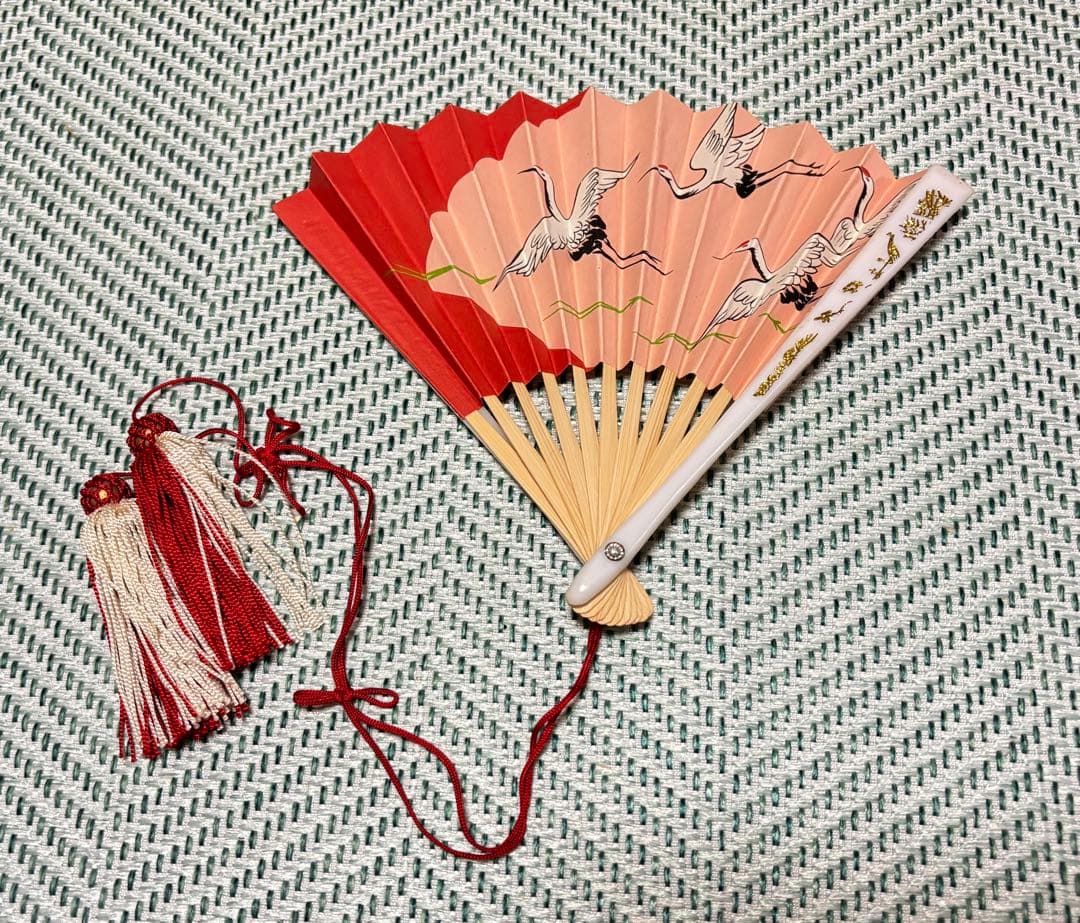 七五三 草履・バッグ・小物等セット 朱色