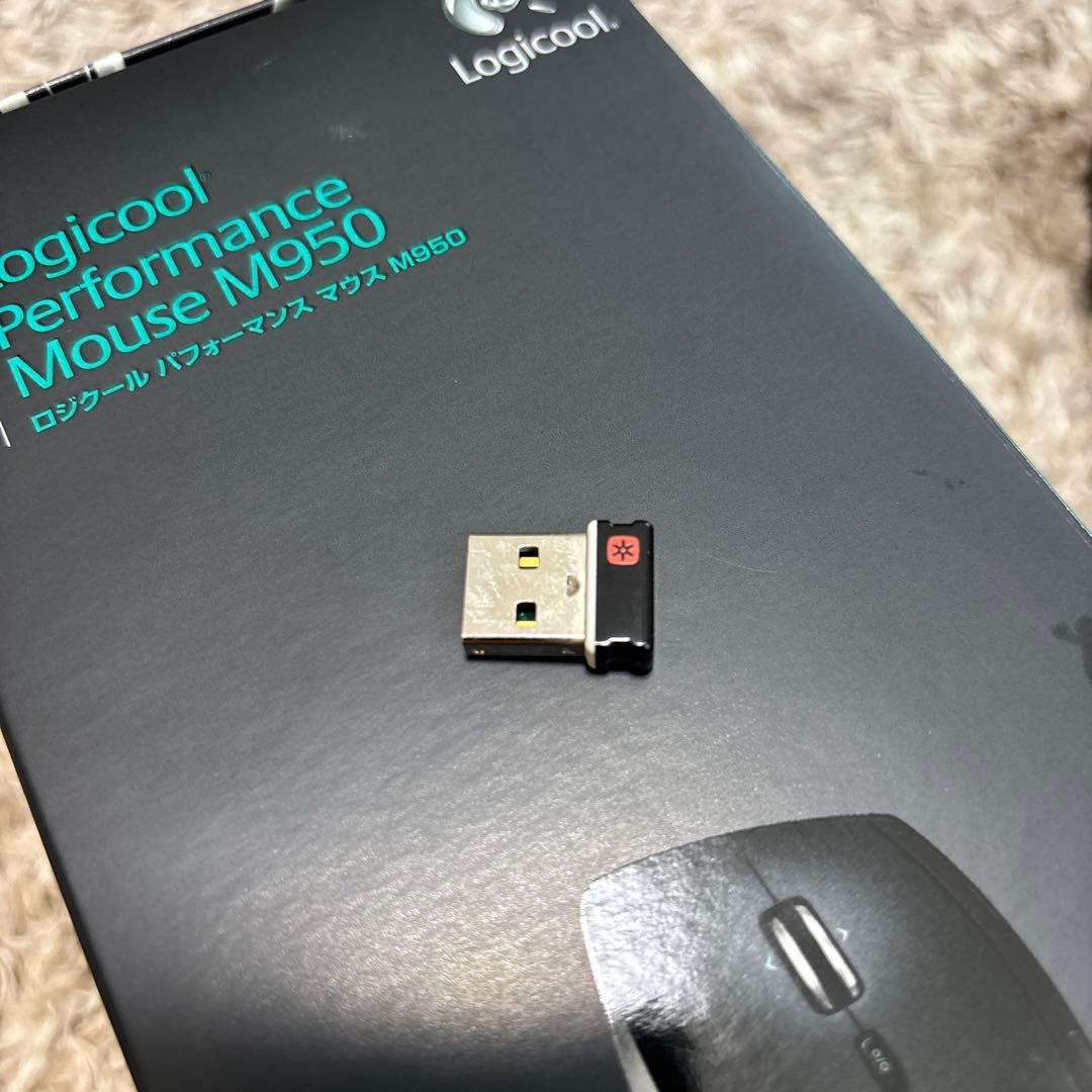 Logicool ワイヤレスマウス ブラック 本体 M950